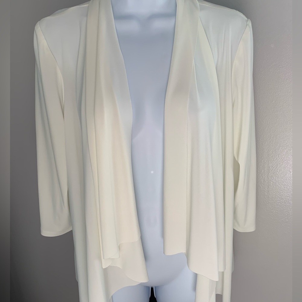 R&M Collection waterfall cardigan
